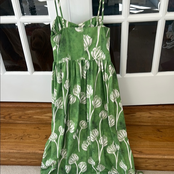 Green Halter Sleeveless Maxi Sundress🌿 - Picture 8 of 9
